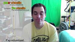 How to say "Pay attention!" in Spanish (Día 107) Instructional Video