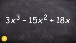 Factor a polynomial expression completely over real numbers Instructional Video