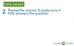 Revising Your Constructed Response: Polishing Your Answer Instructional Video