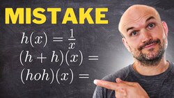 Mistakes students make with operations of functions #brianmclogan Instructional Video
