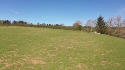 Drone aerials over North Wales countryside and farmland News Clip
