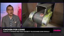 Virginia Chick-Fil-A Offers Free Food Vouchers in Exchange for Coins News Clip