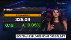 Goldman Sachs May Sell Investment-Advisory Business News Clip