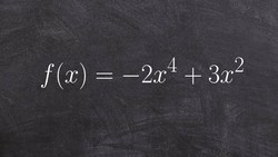 Labeling a polynomial based on the degree and number of terms Instructional Video