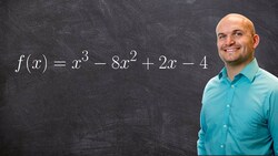 Determine the number of positive, negative and complex roots of a polynomial Instructional Video