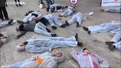 Environmentalists accuse ING of 'greenwashing' at Brussels demo News Clip