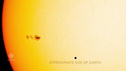 NASA satellite captures images of massive sunspot on our sun News Clip