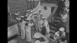 Italian Navy training ship "Amerigo Vespucci," sailing ship, arrives off US coast near Annapolis, MD News Clip