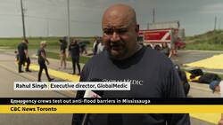 Emergency crews test out anti-flood barriers in Mississauga Instructional Video