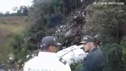 Daytime footage shows devastation at crash site News Clip