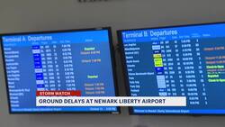 Nor’easter causes ground stop at Newark Liberty Int’l Airport News Clip
