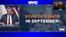 All New York City Schools Will Be Open in September News Clip