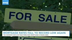 Mortgage Rates Fall To Another Record Low News Clip