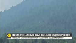 J&K: Hideouts Uncovered in South Kashmir's Kulgam District; Items Including Gas, Cylinder Recovered News Clip