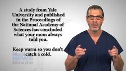 Covering Your Nose and Colds News Clip