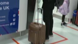 Ben Wallace visiting Manchester Airport border control News Clip