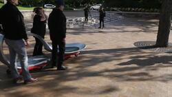 Artist brings 800lb opioid spoon sculpture to J&J Instructional Video