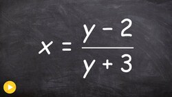 Learn how to solve for y of a rational expression Instructional Video