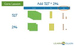 Adding Within 1,000 by Regrouping Base 10 Blocks Instructional Video