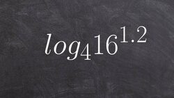 Pre-Calculus - Evaluating a Logarithm Without a Calculator Instructional Video