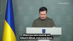 Ukraine President Says Russia Is Purposely Shelling Civilian Targets News Clip