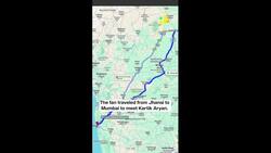 Kartik Aaryan Fan Cycled For 9 Days From Jhansi To Mumbai To Meet Him, Actor’s Heartfelt Reaction News Clip