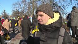 Thousands march in Kyiv to show unity against Russian war threat News Clip