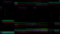 Noise on Analog TV Screen VHS Stock Footage