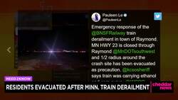 Minnesota Derailment Spills Ethanol, Prompts Evacuations News Clip
