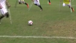 CLEAN : Palestinians launch national football team for amputees News Clip