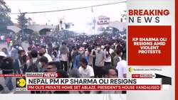 Nepal PM KP Sharma Oli resigns amid violent protests News Clip