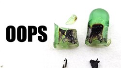 How Much Current Does It Take To Burn Out An LED? | Science Project Instructional Video