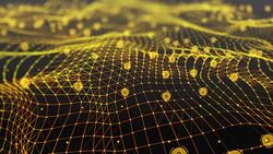 4K Plexus Background (loopable) Stock Footage