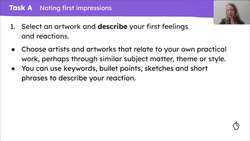 The art of critique: analysing and interpreting artworks Instructional Video