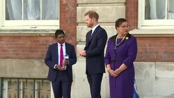 Prince Harry at a Commonwealth awards ceremony News Clip