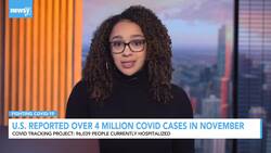 U.S. Reports Over 4M COVID Cases In November News Clip