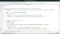 Building Microservices API in Go - Assignment Solution: Fix GetAllCustomers API Instructional Video