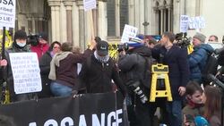 CLEAN : Scene at London court as US govt wins appeal against block on Assange extradition News Clip