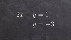 Solve the system of equations by graphing Instructional Video