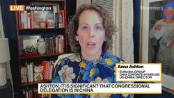 Eurasia's Ashton on US Senator Visit to China News Clip