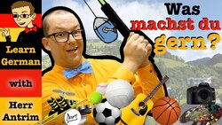 Was machst du gern in deiner Freizeit?: Example Answers and Dialogues Instructional Video