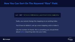 Elasticsearch 7 and Elastic Stack - In Depth and Hands On! - Sorting Instructional Video