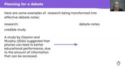 Time to debate: planning, evaluating and participating Instructional Video