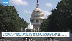President Trump Threatens To Attack 52 Iranian Sites If It Retaliates News Clip