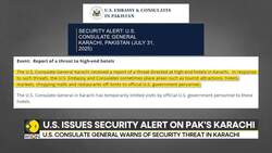 U.S. Consulate Warns of Security Threat in Karachi, Urges Caution for Citizens, Foreigner News Clip