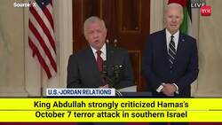 Jordan's King Abdullah 'outraged' by Israeli attack on Rafah, says 'unacceptable to Muslims' News Clip