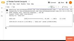 Data Science Prerequisites - Numpy, Matplotlib, and Pandas in Python - Loading in Data Instructional Video