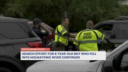 Search for child who fell into Housatonic River Wednesday afternoon continues this morning News Clip