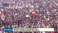 Modi Defends Citizenship Law News Clip