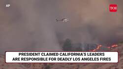 'No Aid For California...': Trump's Startling Threat To American State Amid Raging Wildfire | Watch News Clip